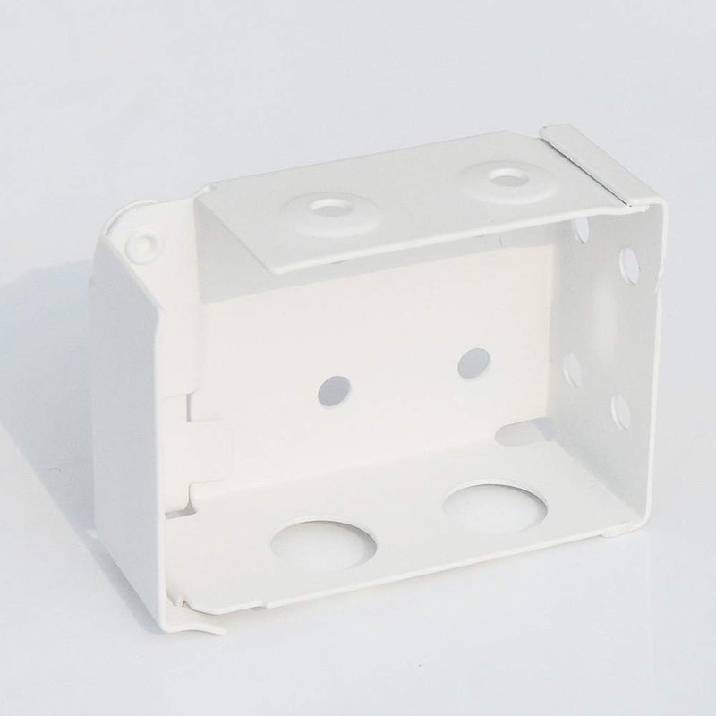 Cutelec 2pcs Box Mounting Bracket for Low Profile Blinds 2inch White Color Window Blinds Headrail Holder Bracket - Image 5